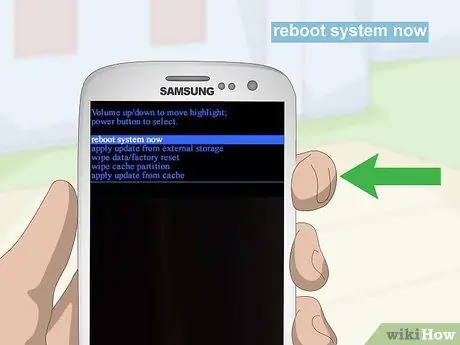 Resetujte Samsung Galaxy S3, krok 14