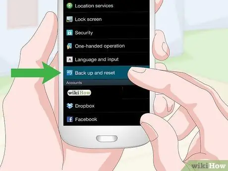 Resetați un Samsung Galaxy S3 Pasul 3