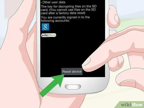 I-reset ang isang Samsung Galaxy S3 Hakbang 5