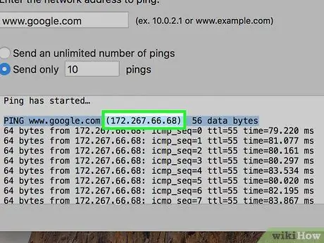 Encuentre una dirección IP Paso 40