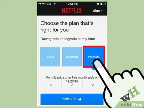 Für Netflix registrieren Schritt 22