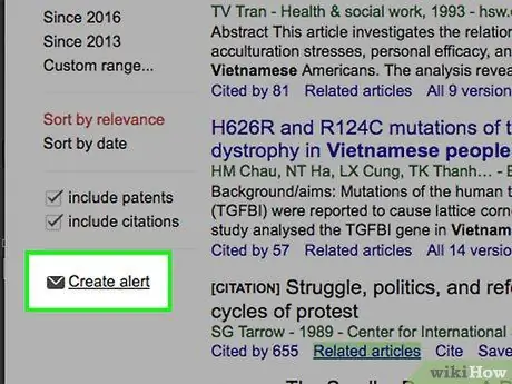 Utilitzeu el pas 12 de Google Scholar