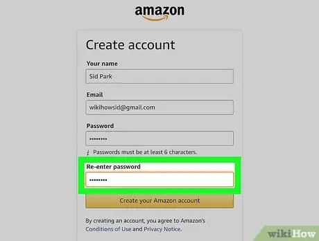 Amazon Hesabı Oluşturun 7. Adım