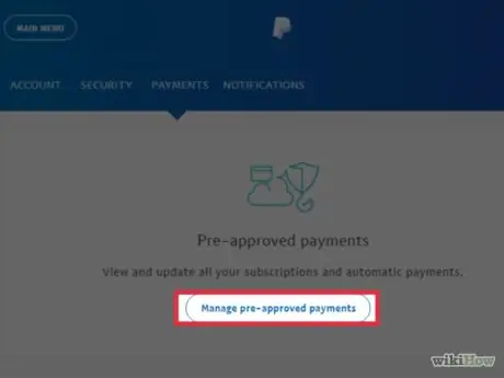 Cancel·leu una subscripció a PayPal Pas 6