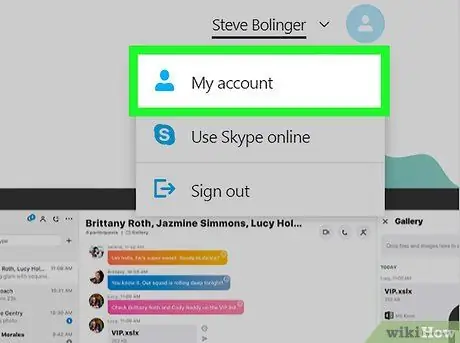 Ubah Nama Anda di Skype Langkah 3