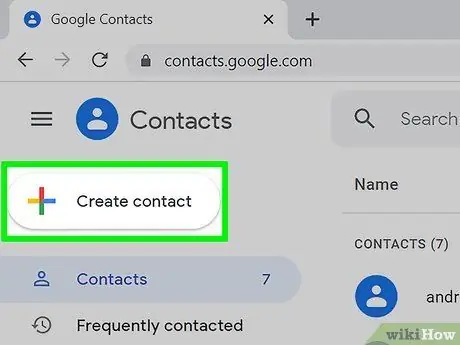 Add Contacts in Gmail Step 2