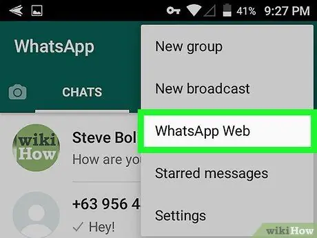 Leia um código QR no WhatsApp Etapa 11