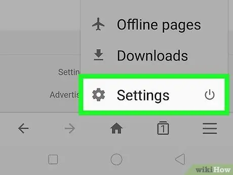 Obtenez le navigateur Android pour bloquer les popups Étape 20