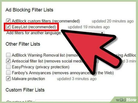 AdBlock ашиглан Google Chrome дээрх зарыг устгах 10 -р алхам