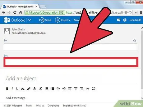 Använd BCC i ett e -postmeddelande Steg 2