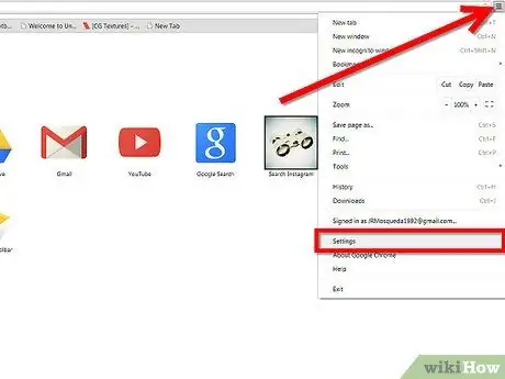 Set Homepage in Google Chrome Step 1