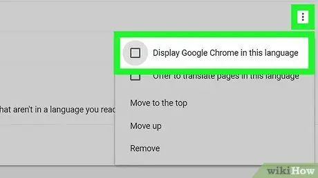 Tukar Bahasa Lalai di Google Chrome Langkah 9