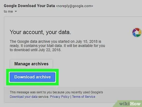 Back Up Your Gmail Account Step 10