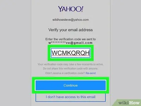 Recover a Yahoo Account Step 5