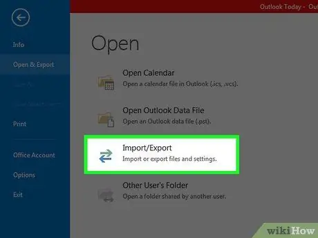 Експортиране на контакти от Outlook Стъпка 10