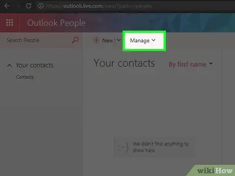 Exportați Contacte din Outlook Pasul 3