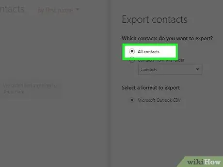 Contacten exporteren vanuit Outlook Stap 5