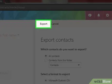 Ekspor Kontak dari Outlook Langkah 6