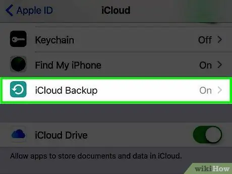 Maak 'n rugsteun van 'n iPhone na iCloud Stap 9