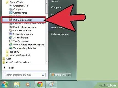 Defragmentați un computer Pasul 3