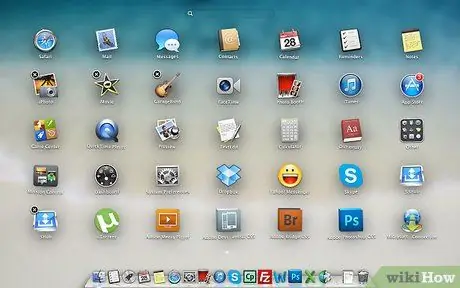 Brisanje aplikacij z lansirne plošče v sistemu Mac Os X Lion 2. korak