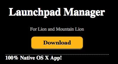 Slett apper fra Launchpad i Mac Os X Lion Trinn 5