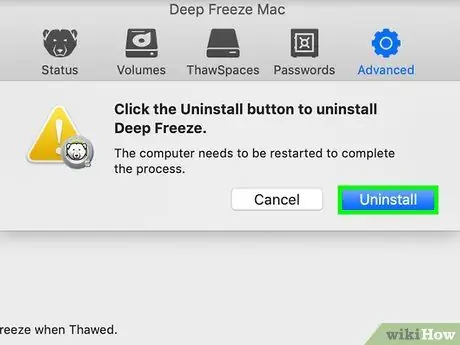 I-uninstall ang Deep Freeze Hakbang 21