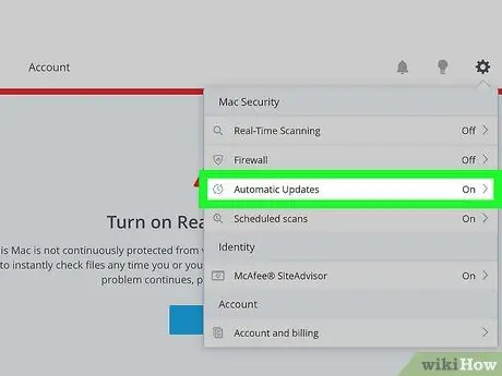 McAfee Adım 25'i devre dışı bırakın