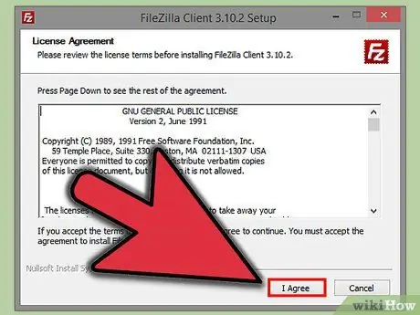 Gebruik FileZilla Stap 2