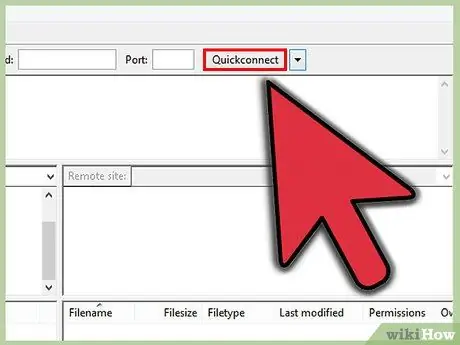 Naudokite „FileZilla“5 veiksmą