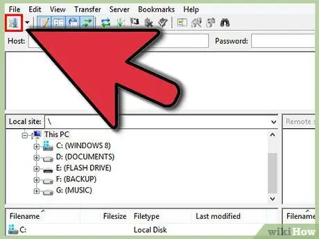 Use FileZilla Etapa 6