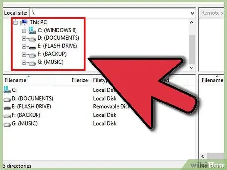 Gunakan FileZilla Langkah 7