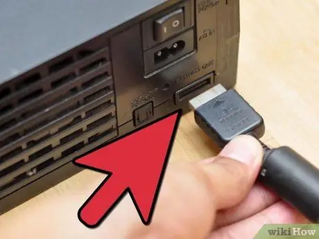 PS2 कंसोल के साथ मूवी देखें चरण 1