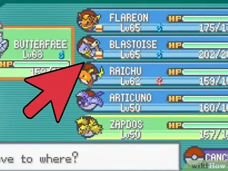 Tangkap Anjing Legenda di Pokémon FireRed dan LeafGreen Langkah 1