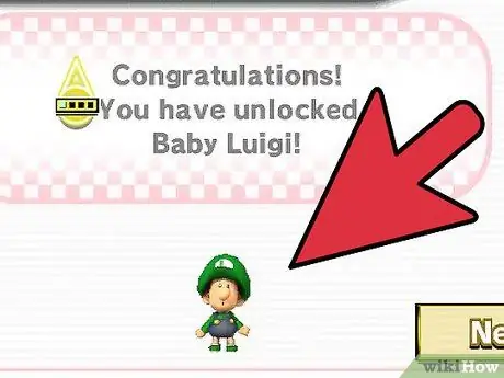 Ontgrendel Baby Luigi op Mario Kart Wii Stap 7