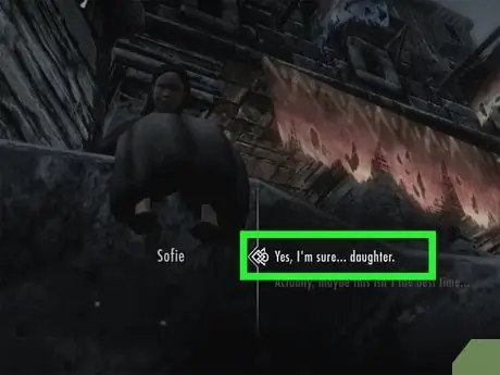 Adoptați un copil în Skyrim Pasul 10