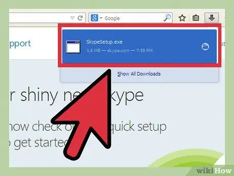 Faça o download do Skype, passo 4