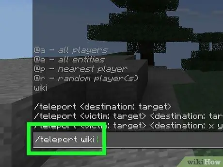 Teleport u Minecraftu Korak 17