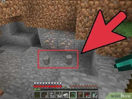 Make a Bucket in Minecraft Step 1