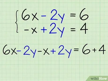 Daws Systems ntawm Algebraic Equations Contains Two Variables Step 9