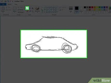 Vẽ và tô màu bằng Microsoft Paint Bước 1