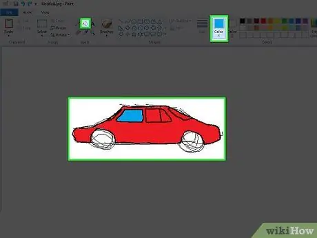 Рисуване и оцветяване с Microsoft Paint Стъпка 3