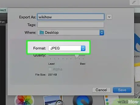 Convertir des images au format JPEG ou d'autres extensions de fichier image Étape 4